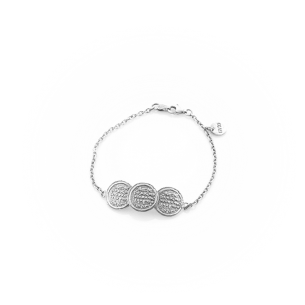 Pulsera Nómada Monedas Plata